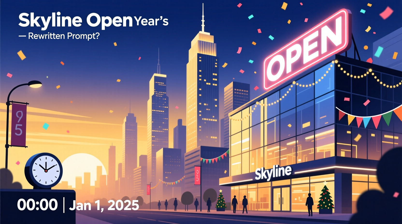 is skyline open on new year day