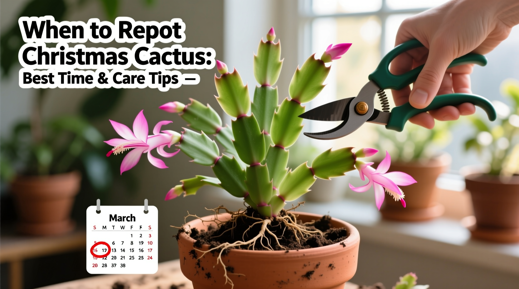 When to Repot Christmas Cactus: Best Time & Care Tips