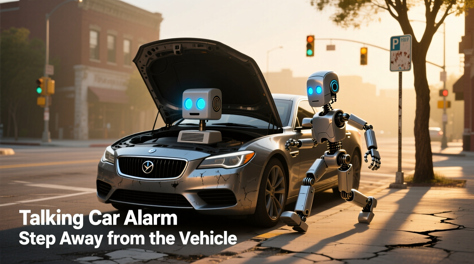 Can a Talking Car Alarm Warn When You Step Away?