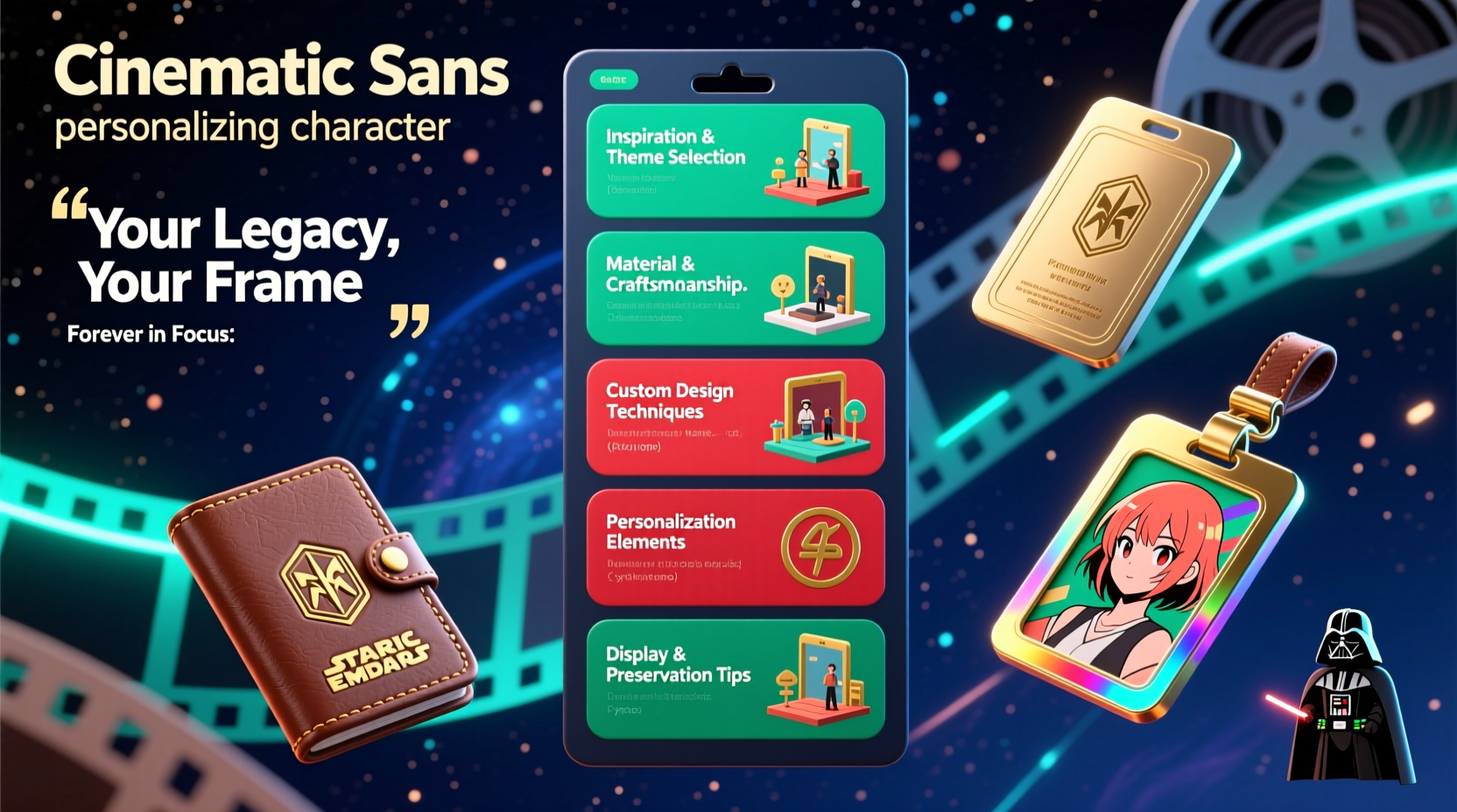 ultimate guide to personalizing movie character card holders for fans and collectors