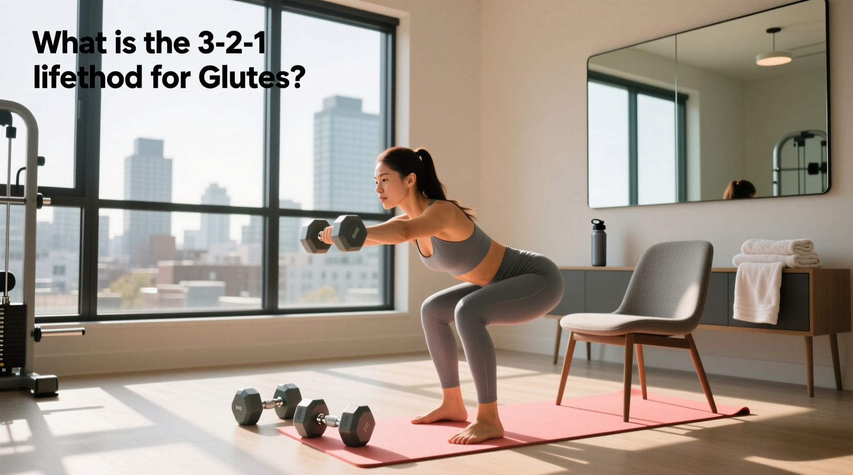 How to Build Glutes at Home with Dumbbells: 3-2-1 Method Guide