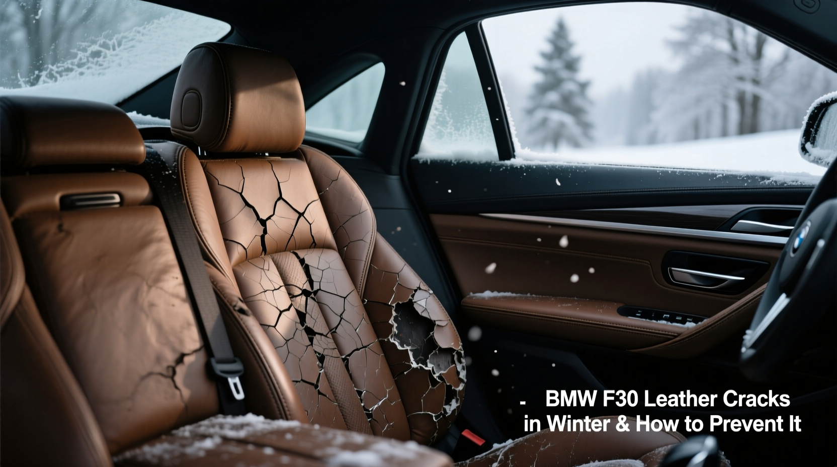 Why BMW F30 Leather Cracks in Winter & How to Prevent It