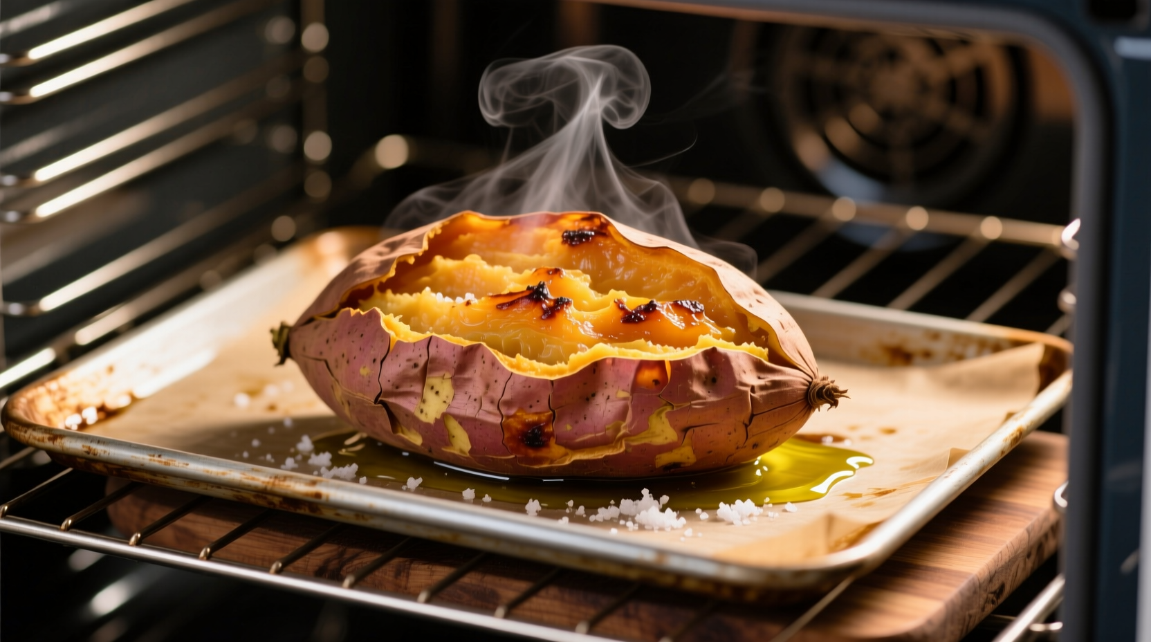 how long to bake a sweet potato at 375