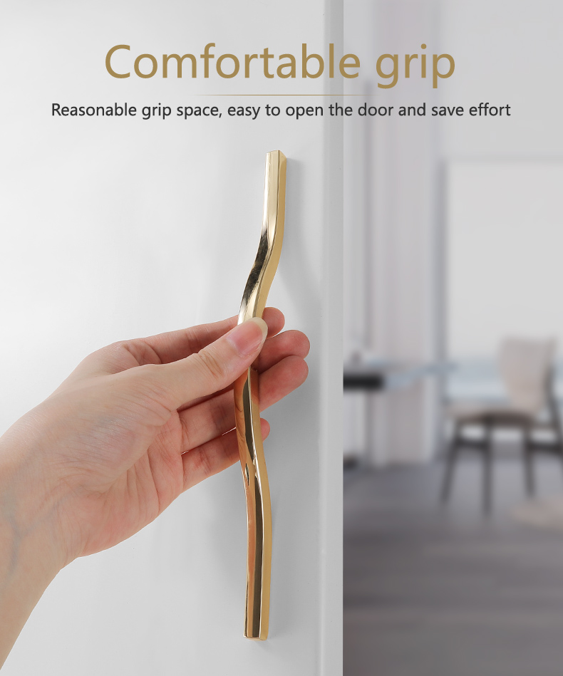 American style Zamak 128Mm Decorative Gold Furniture Hardware Pull Handle For Cabinet//
