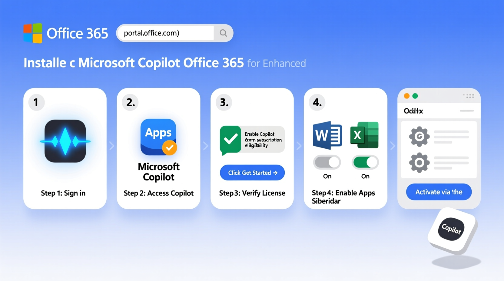a step by step guide to installing and activating copilot in office 365 for enhanced productivity