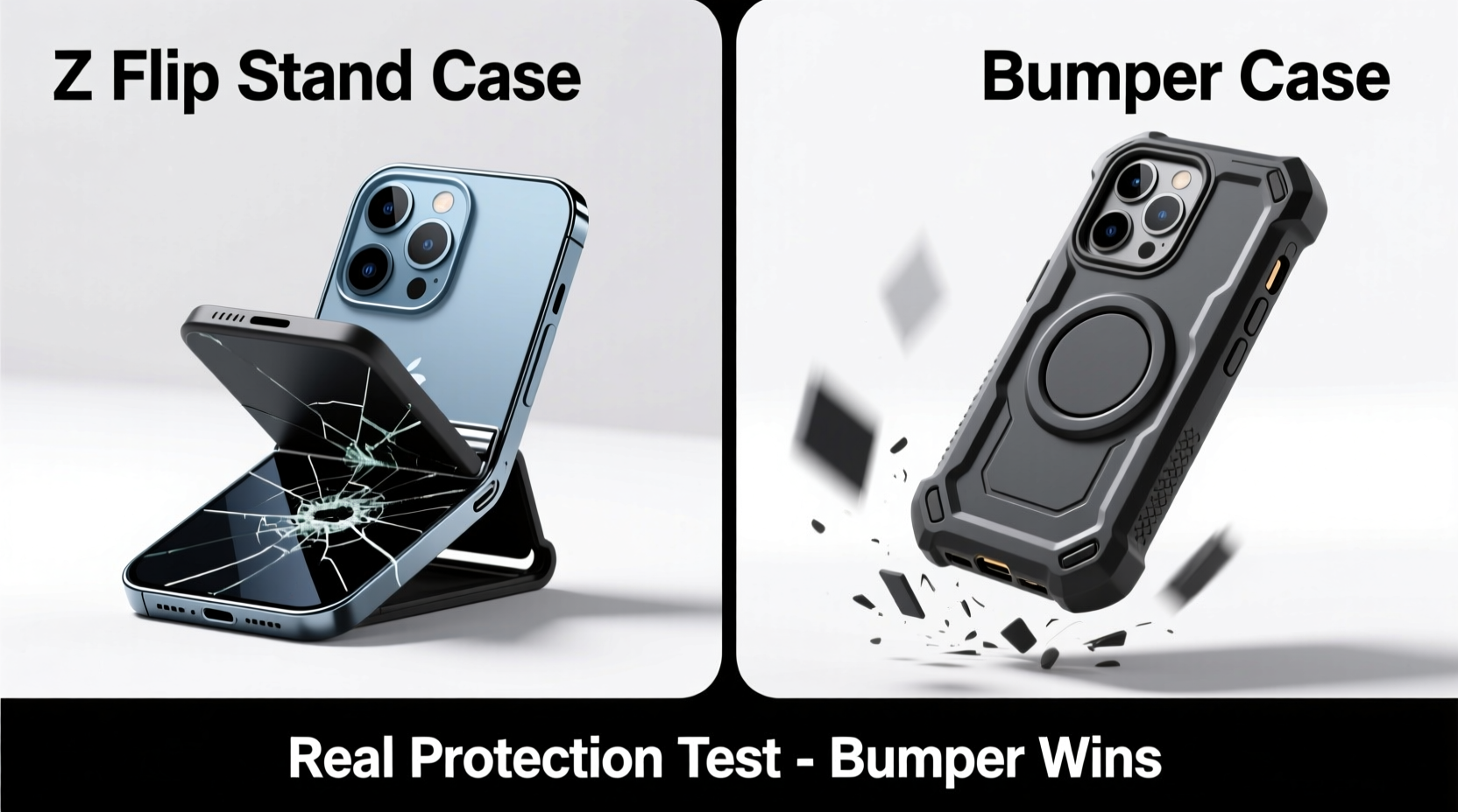 z flip stand case vs bumper will a bumper case really protect my phone