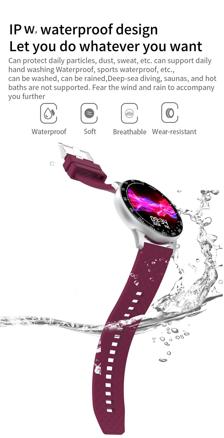 H30 relógio smartwatch 2020, pulseira inteligente, personalizável, álbum, touch screen, bt, fitness, relógio, smartwatch, h30