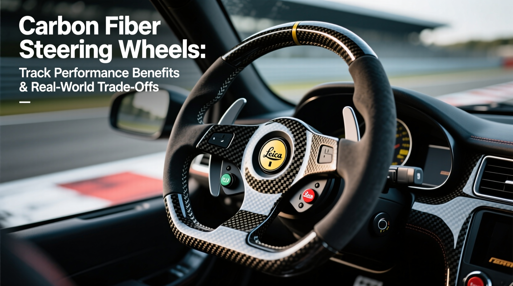carbon fiber steering wheel track performance