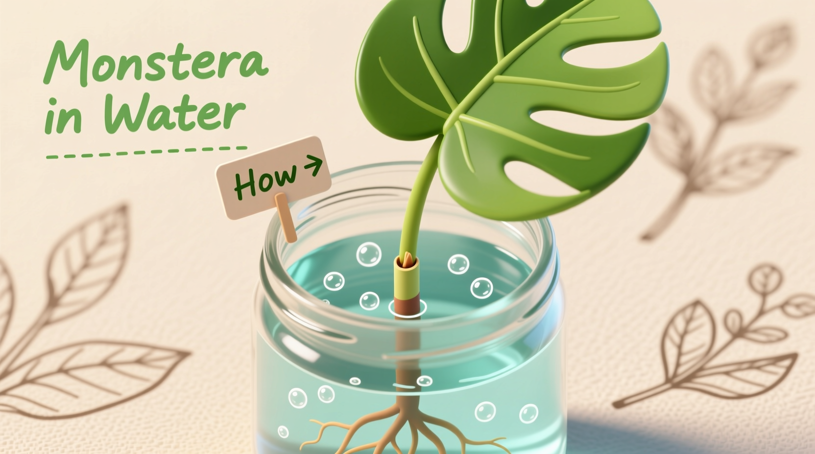 can you propagate monstera in water