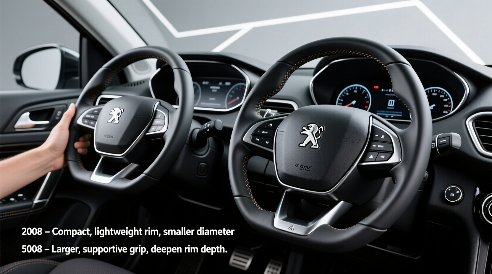 peugeot 2008 vs 5008 steering ergo
