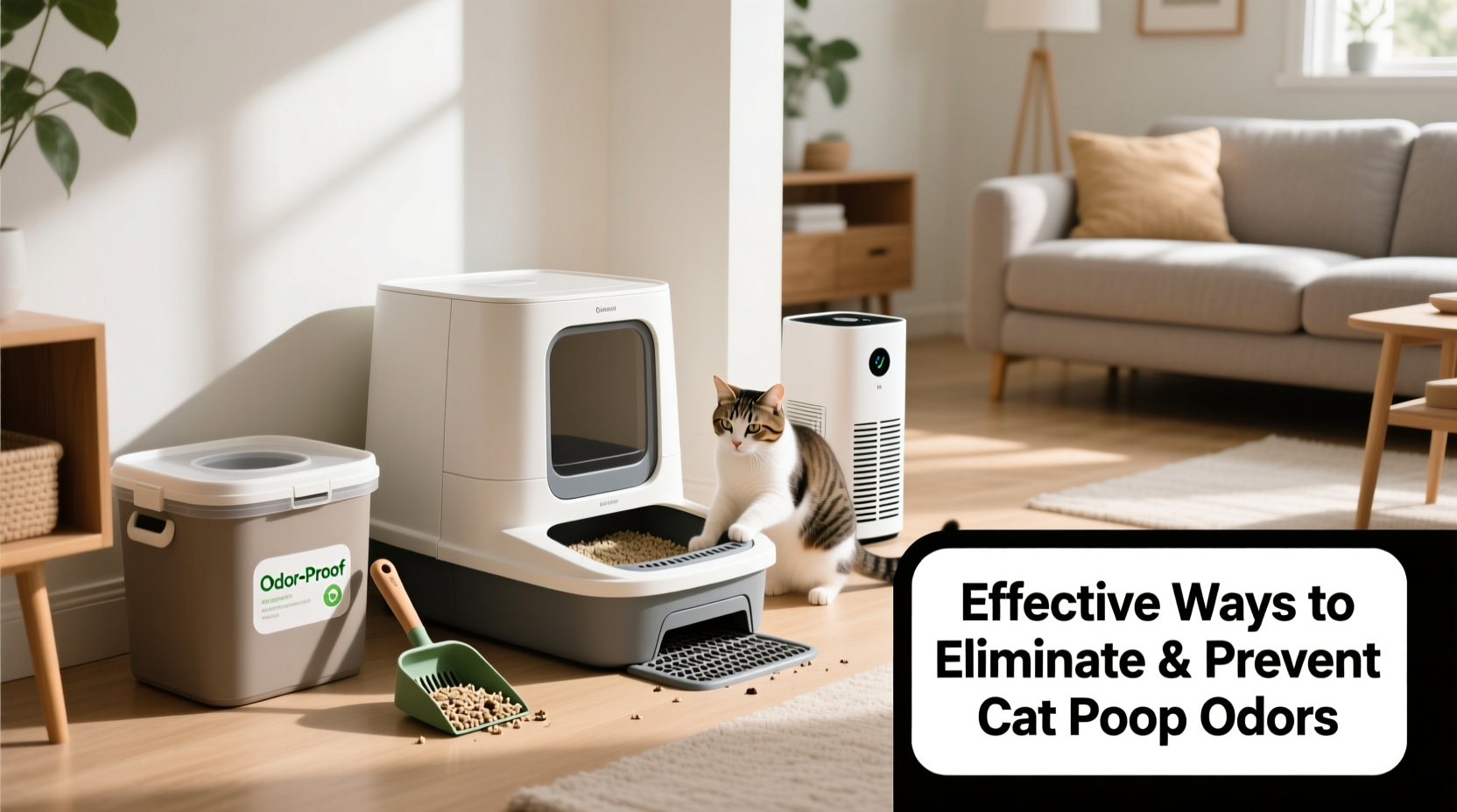 effective ways to eliminate and prevent cat poop odors in your home