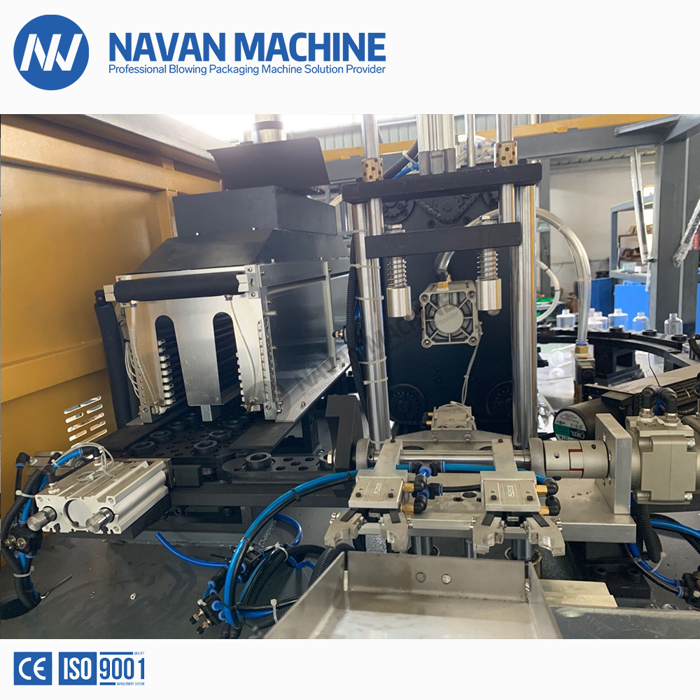 2 Cavity Automatic PET Blowing Machine Plastic Bottles Jars Making Machine