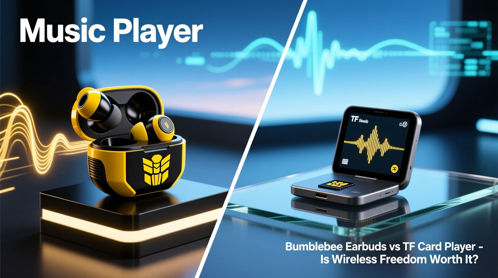 bumblebee earbuds vs tf card player is it worth ditching the card for wireless freedom