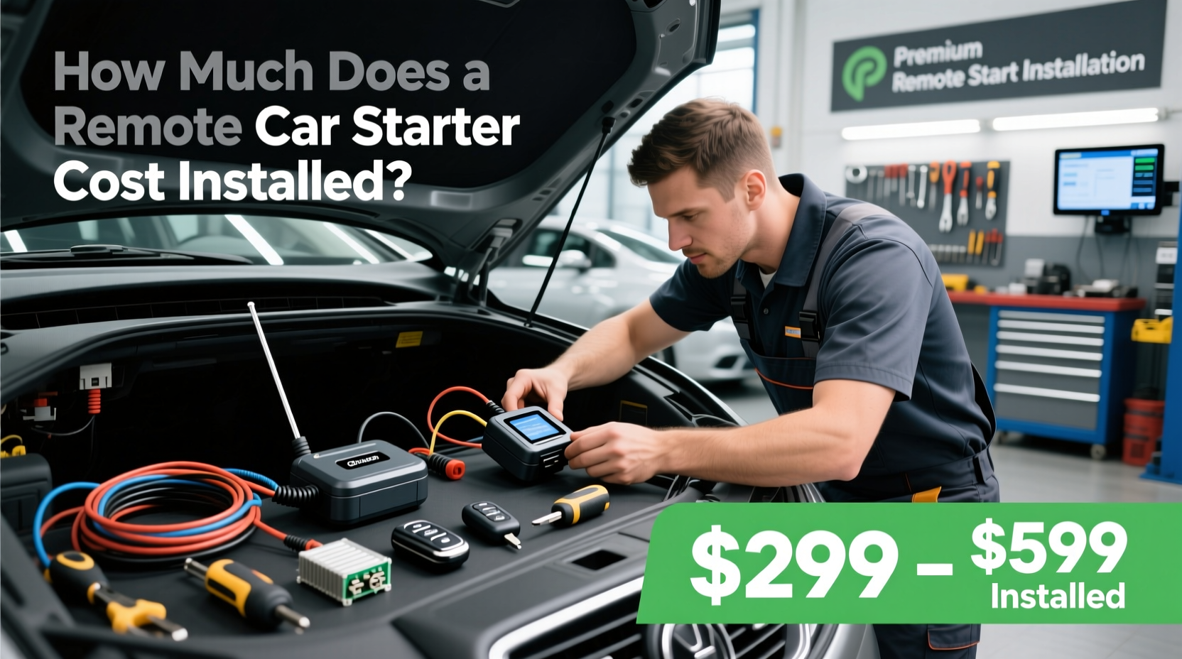 how much does a remote car starter cost installed