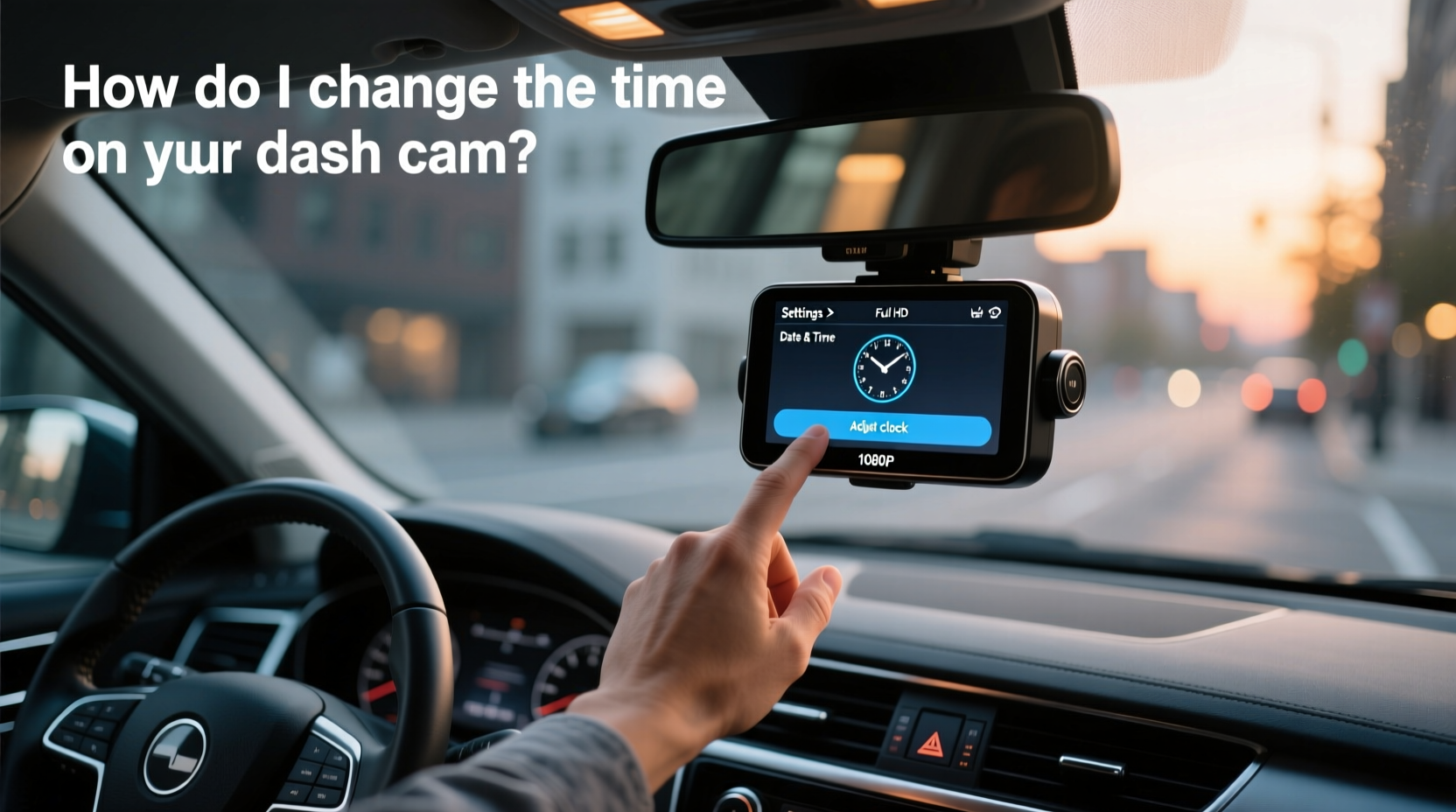 1080p Full HD Vehicle Blackbox DVR Buying Guide: How to Change the Time