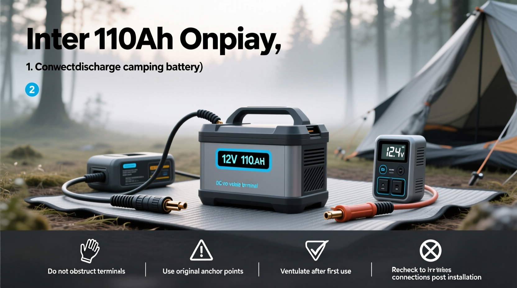 How to Choose Batterie Camping Car Décharge Lente 12v 110ah