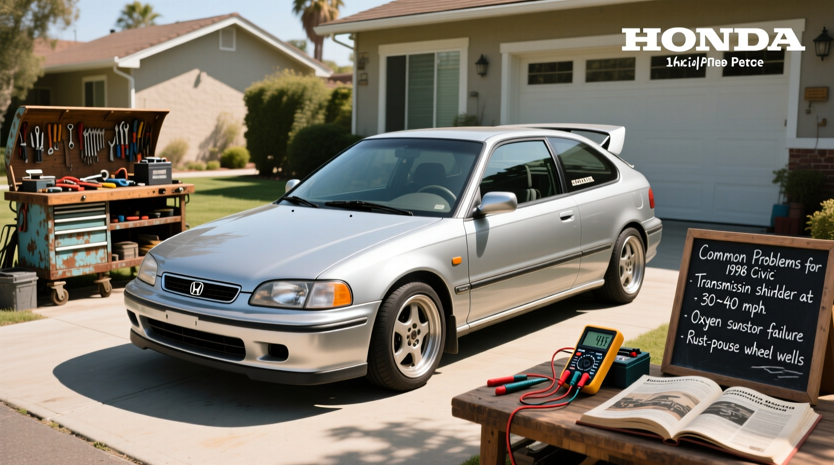 1998 honda civic hatchback key specs common issues
