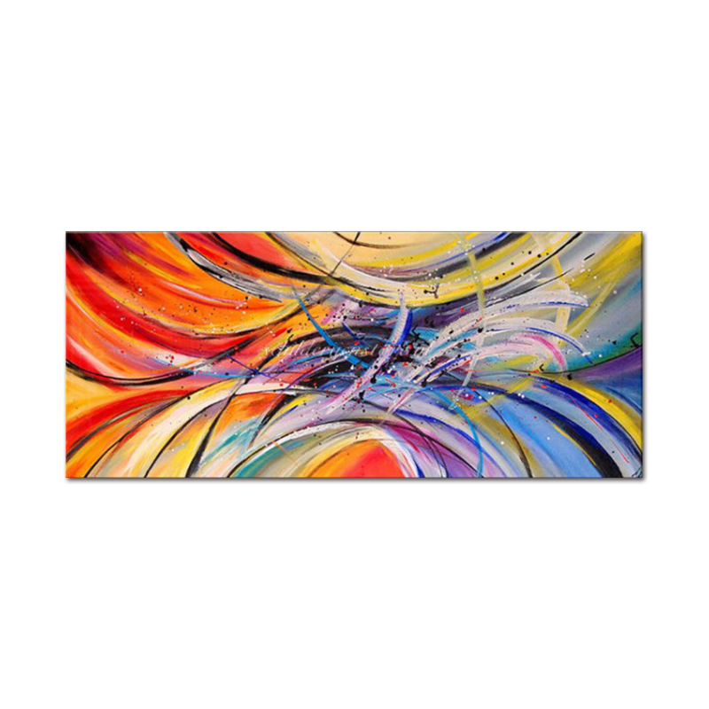 大型抽象油画艺术印刷海报油画艺术墙客厅装饰图片: 现代抽象绘画