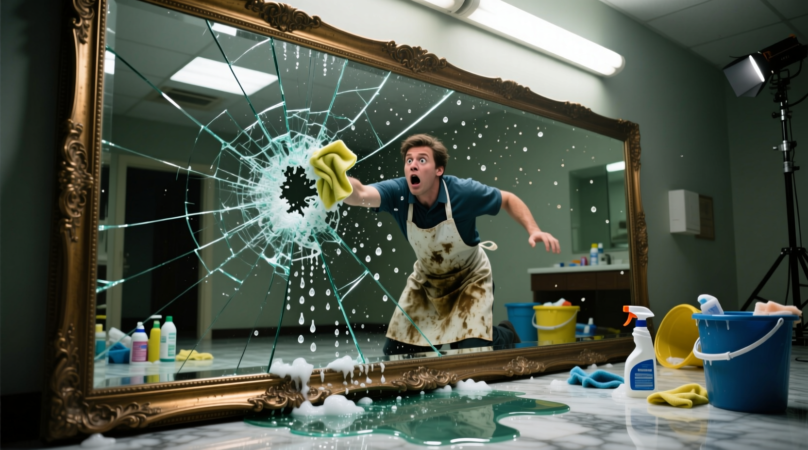 biggest mirror cleaning mistake
