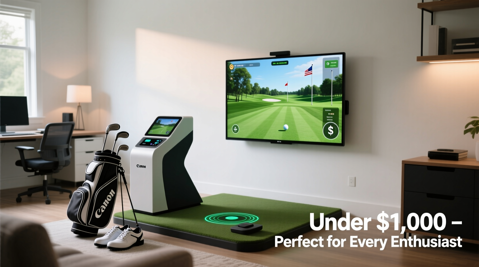 affordable golf simulators under 1000 for every enthusiast