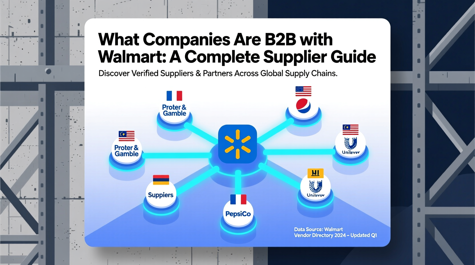 what companies are b2b with walmart