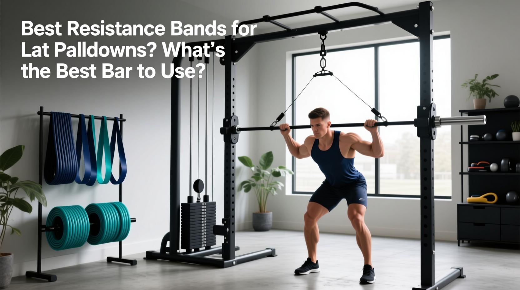 best resistance bands bars for lat pulldowns