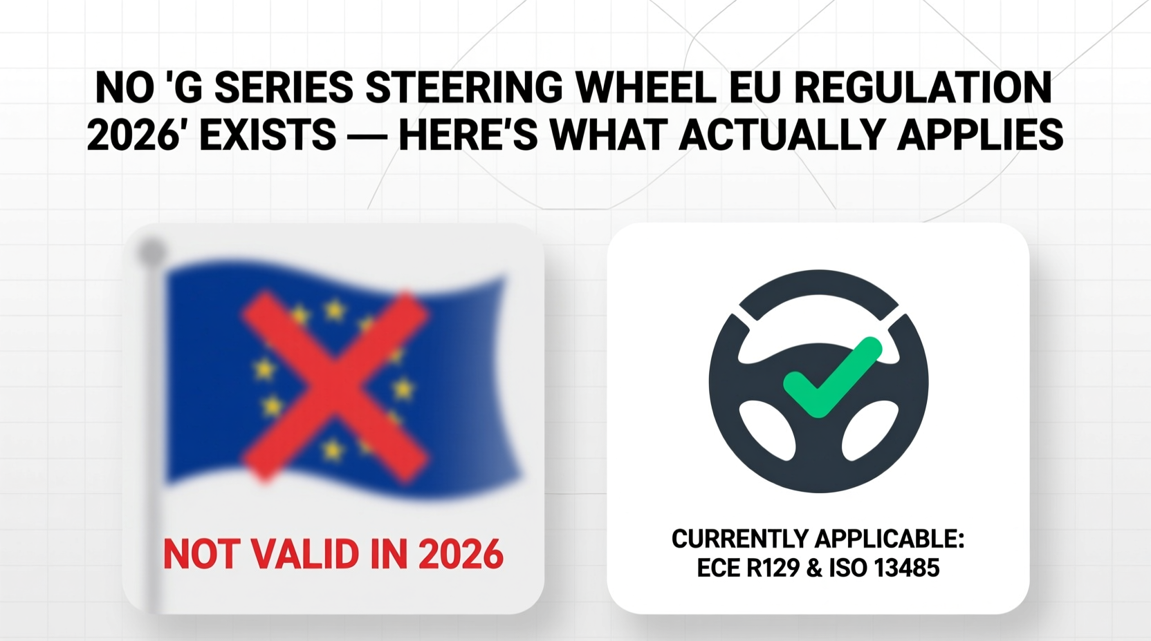 g series steering wheel eu regulation 2026