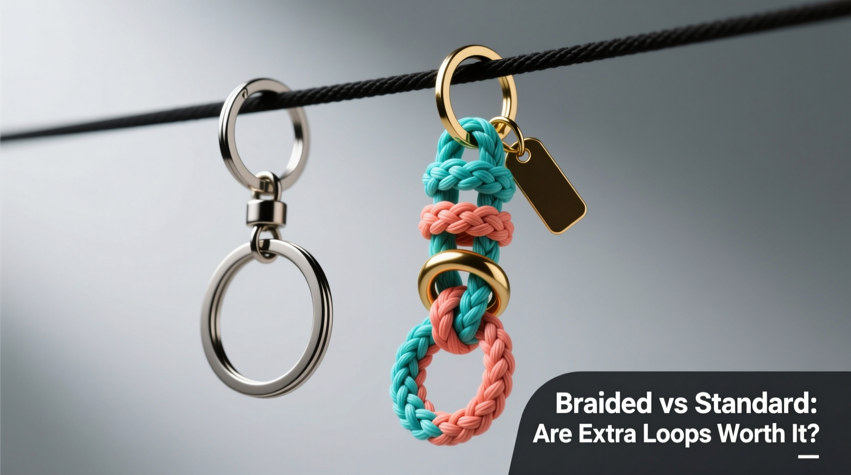 braided keychains vs standard keyrings are those extra loops really worth it