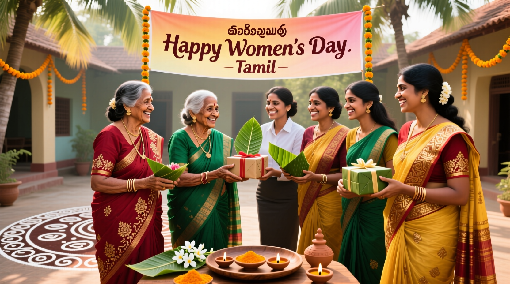 happy womens day tamil