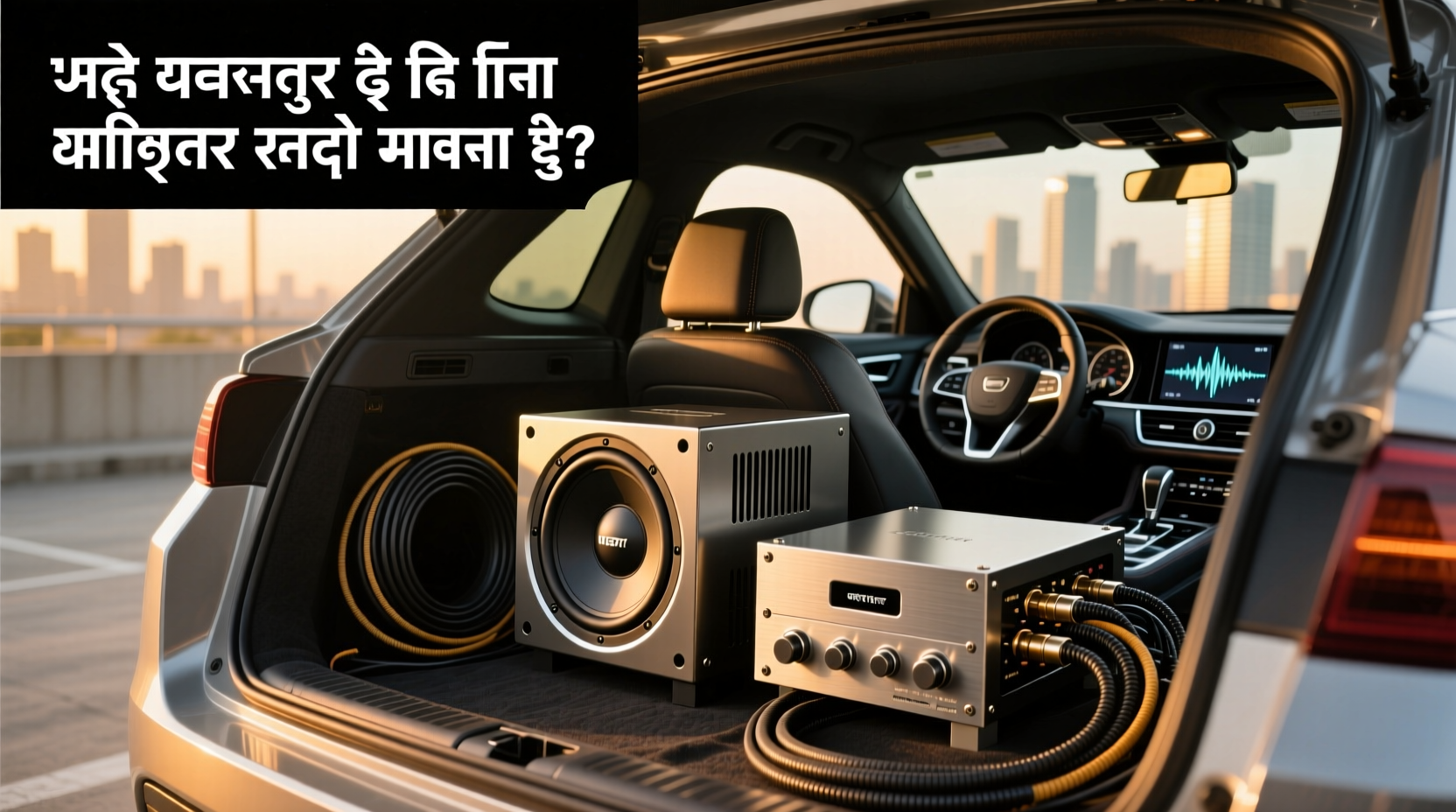 How to Choose the Right Amplifier for Your Car Subwoofer