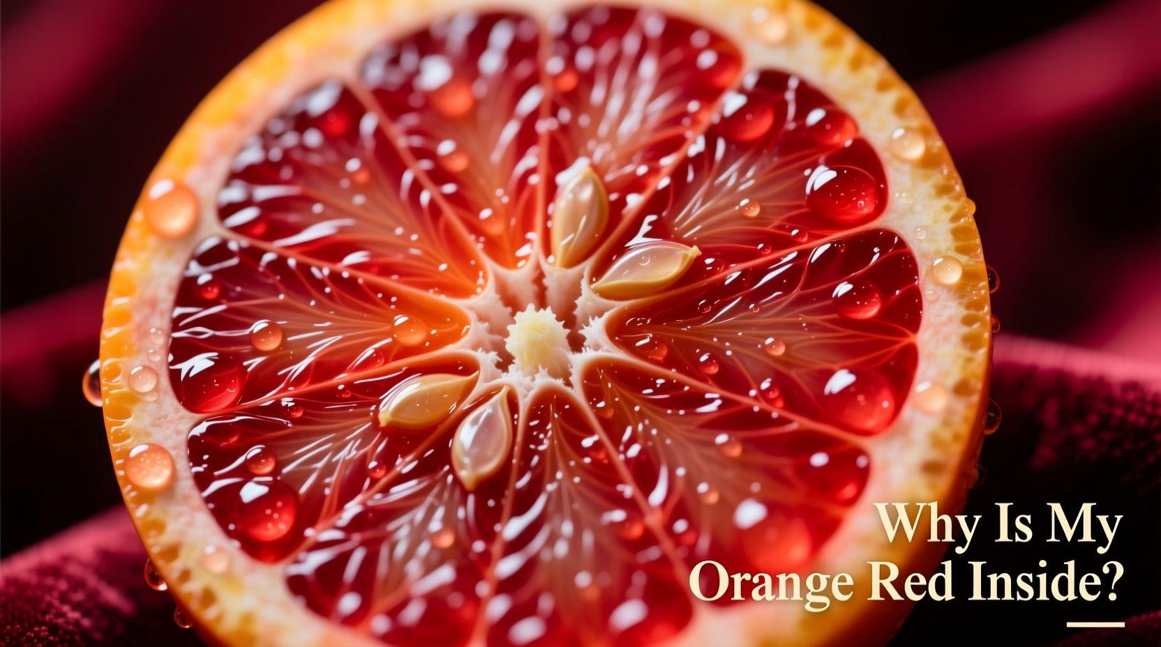 why is my orange red inside exploring blood oranges more