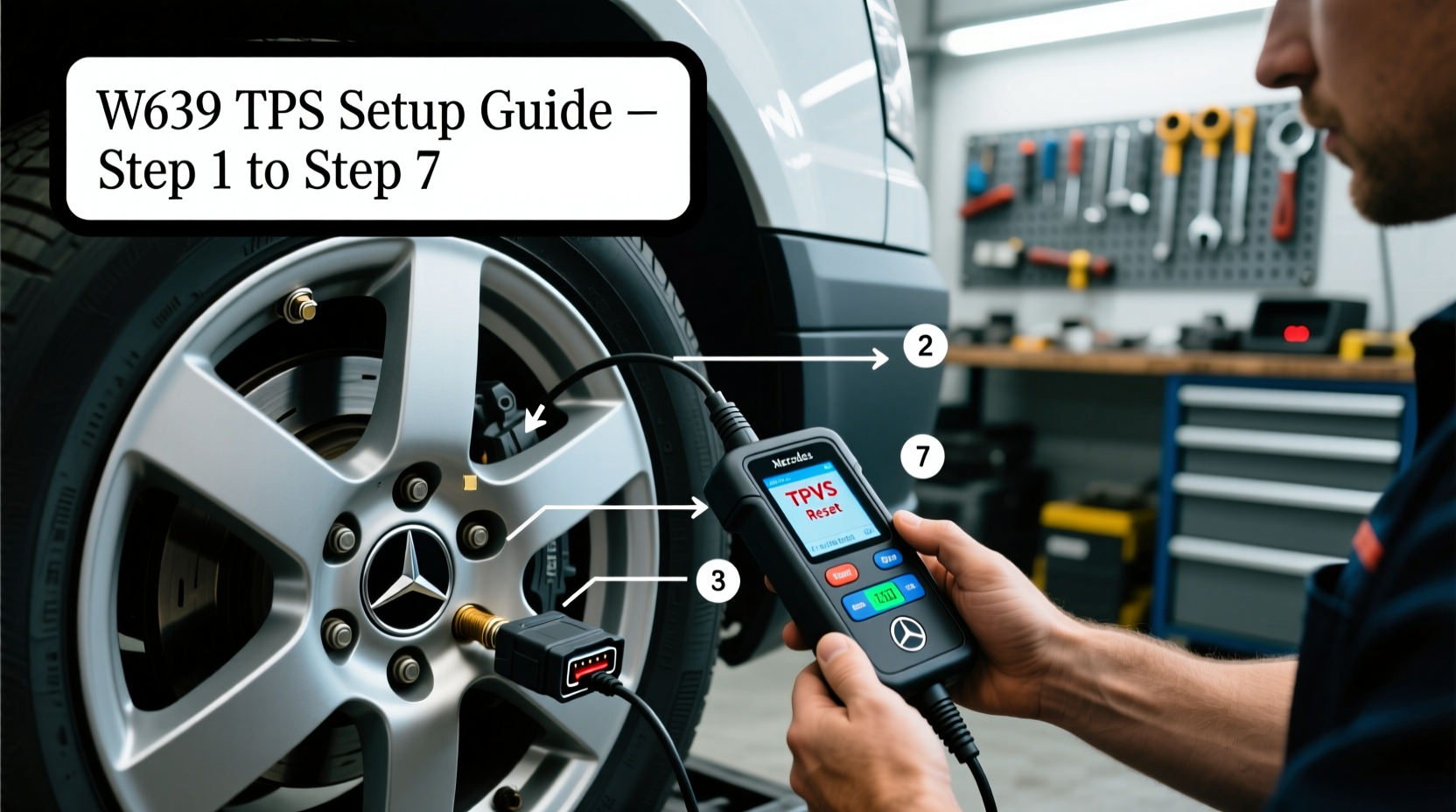 w639 tpms setup