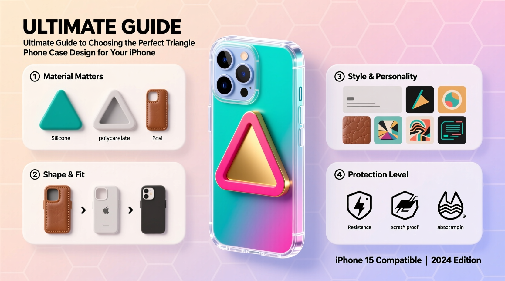 ultimate guide to choosing the perfect triangle phone case design for your iphone