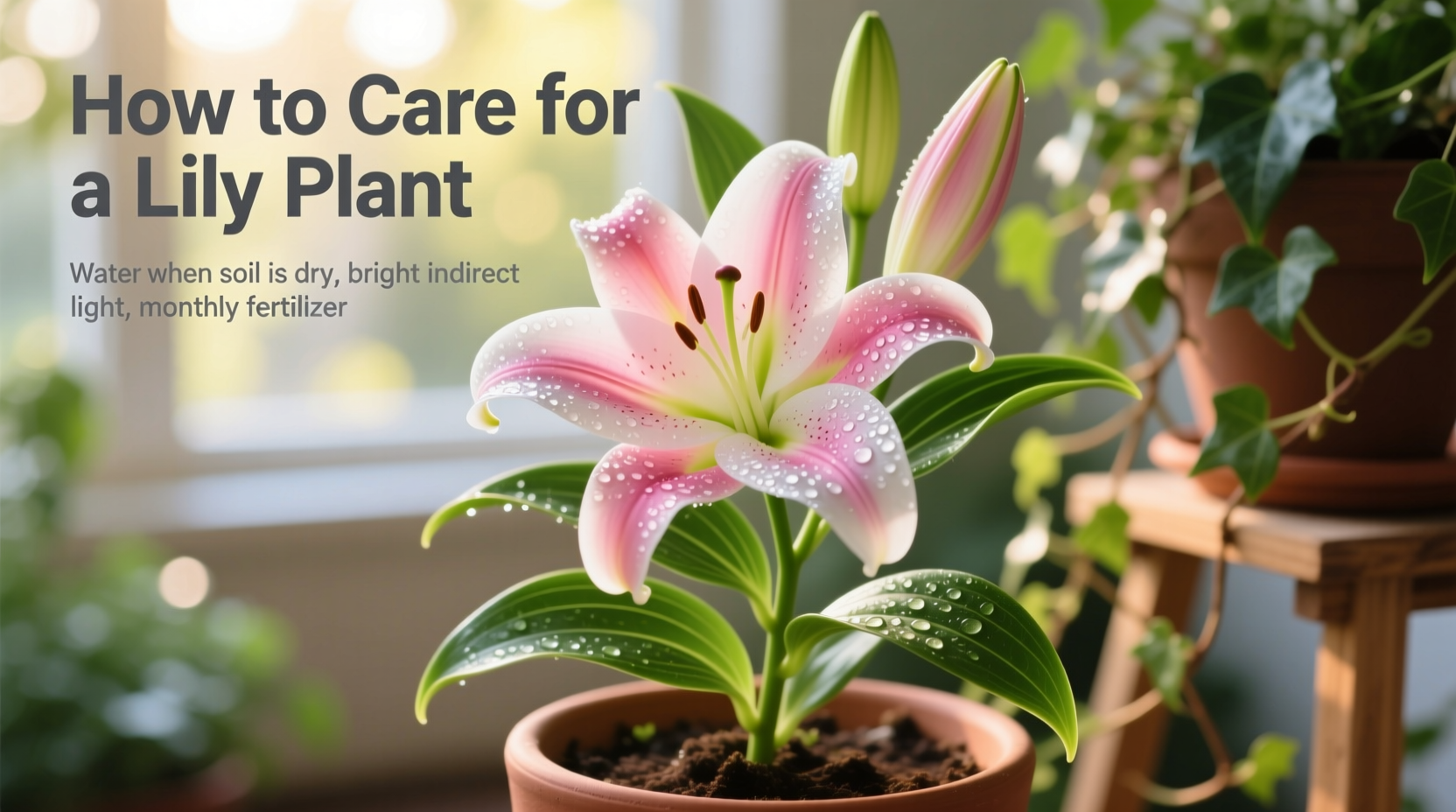 how to care for a lily plant