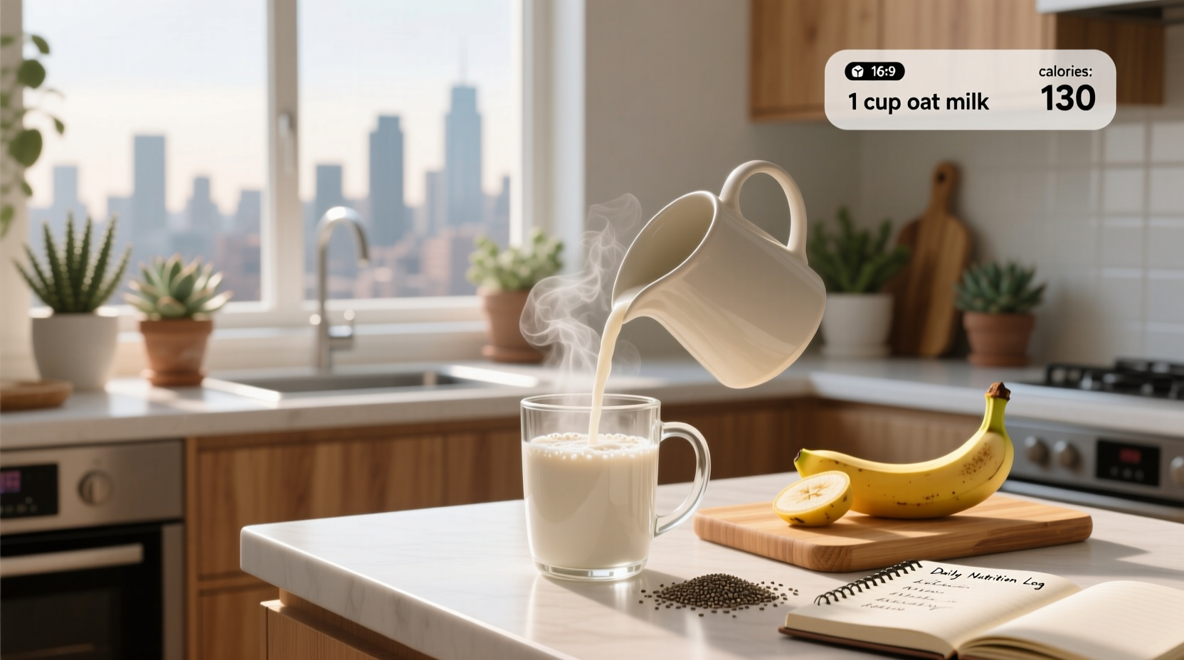 1 cup oat milk calories nutrition guide