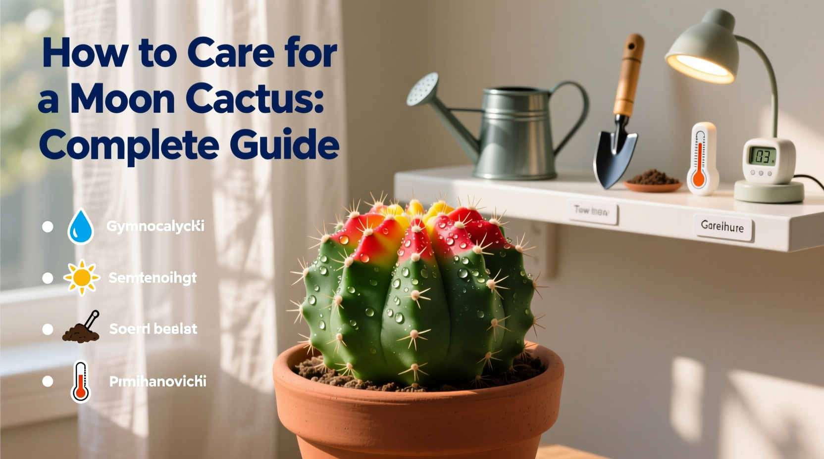 How to Care for a Moon Cactus: Complete Guide