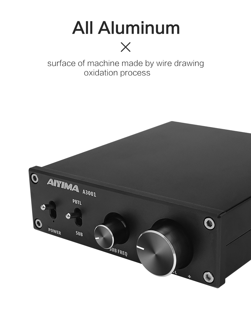 AIYIMA A3001 TPA3255 サブウーファーパワースピーカーアンプ 300W