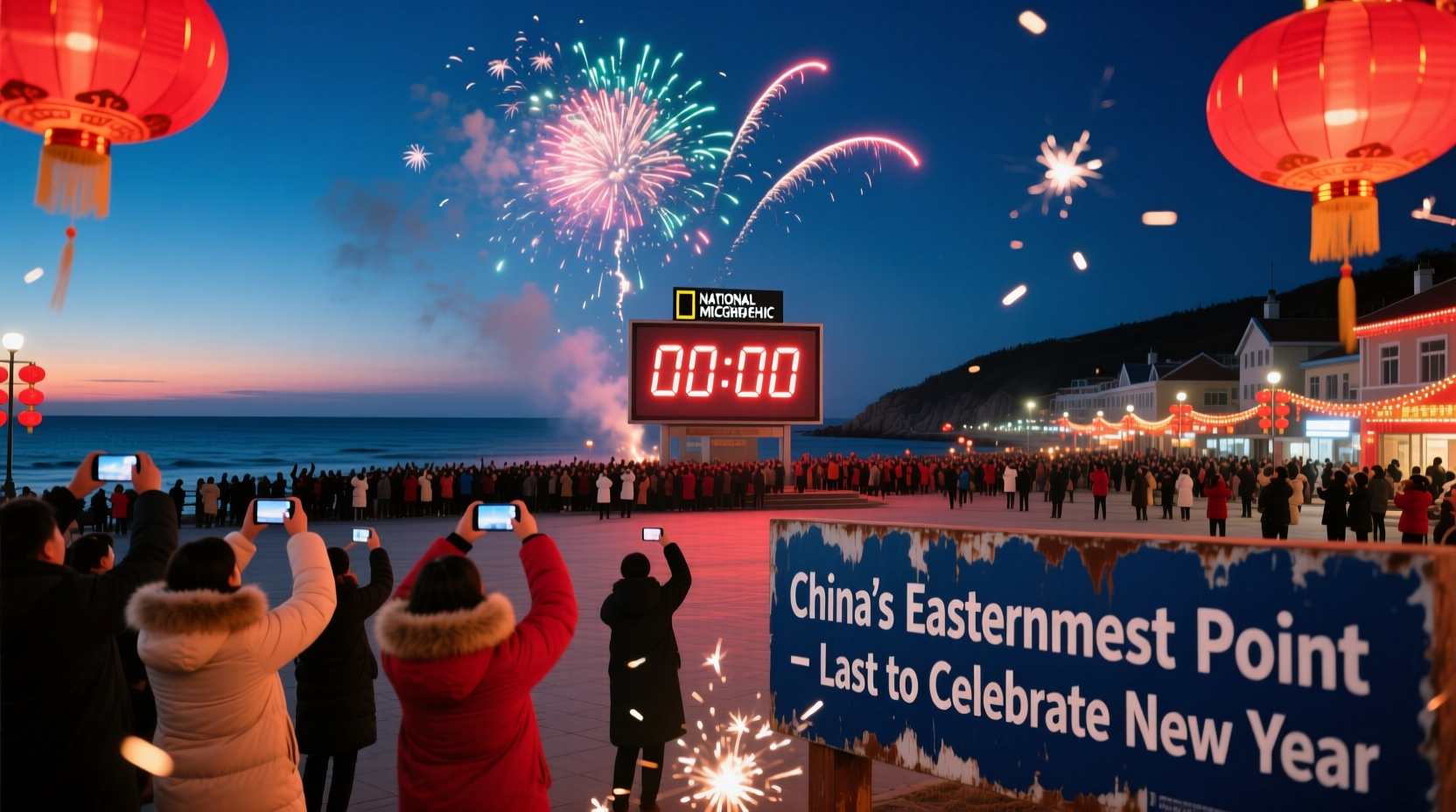 what city is the last to celebrate new year