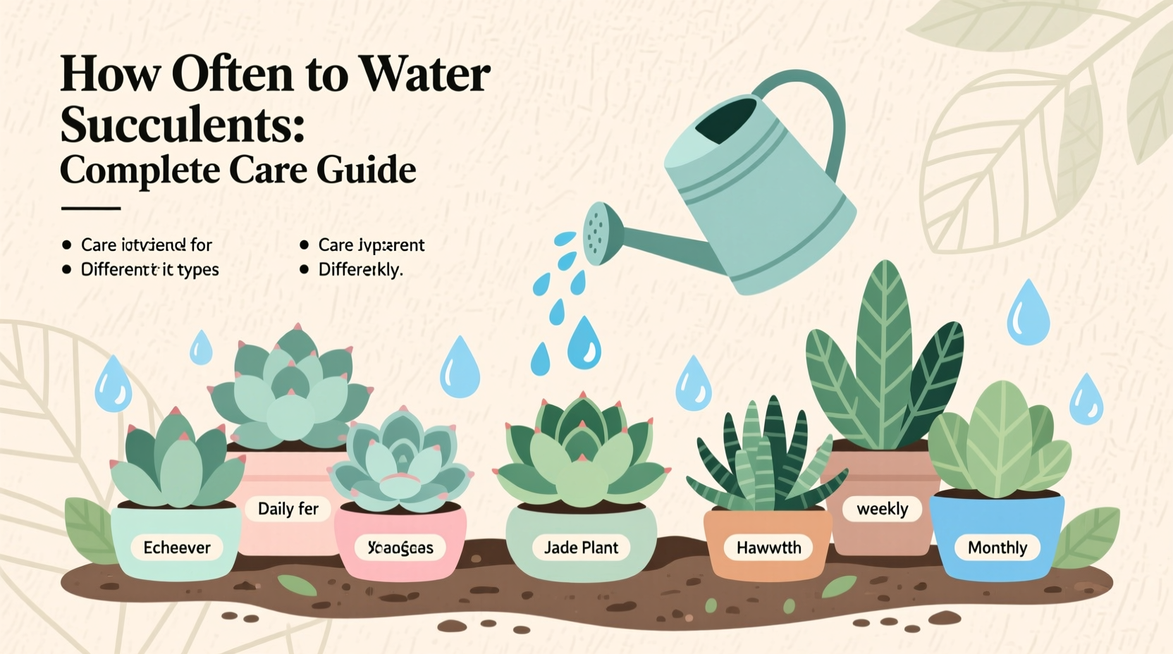 how often should you water succulents