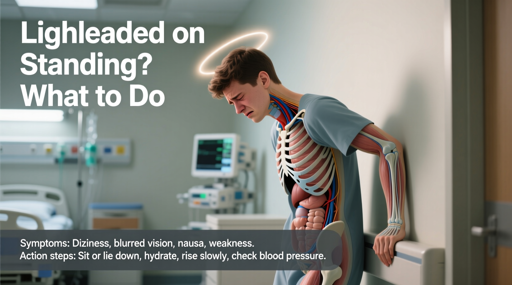 lightheaded when standing up causes symptoms and what to do