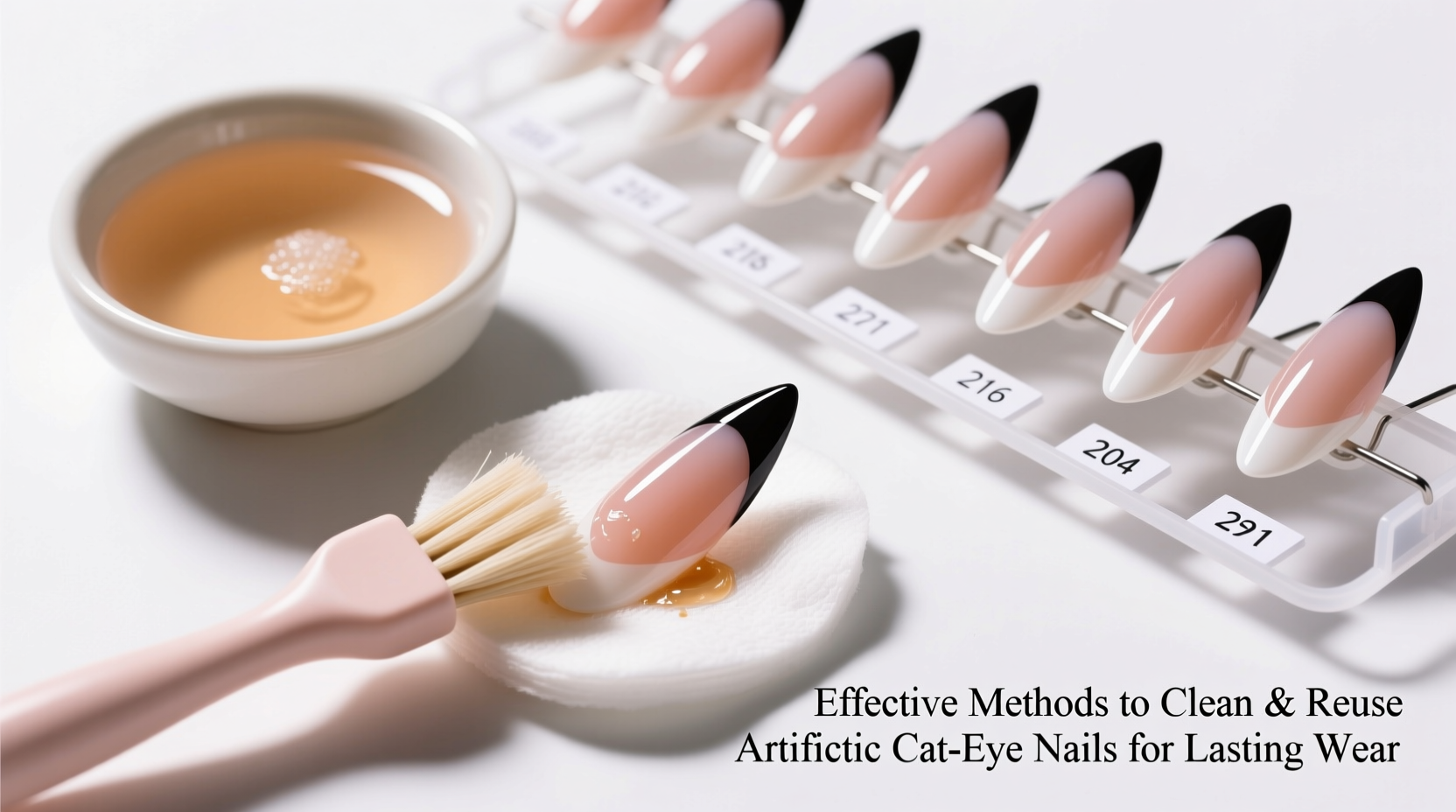 effective methods to clean and reuse artificial cat eye nails for lasting wear