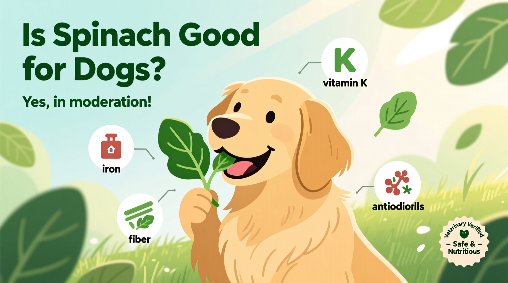 Is Spinach Good for Dogs? Vet-Approved Safety Guide