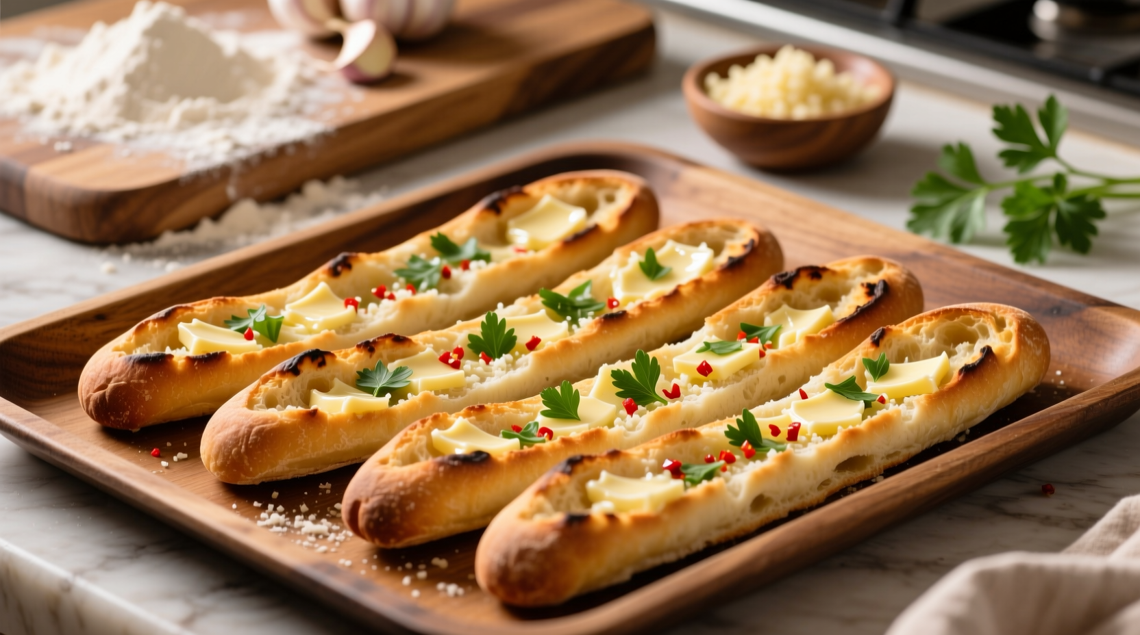 Perfect Garlic Breadsticks Recipe in 25 Minutes