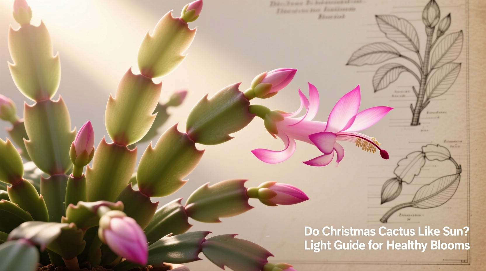 do christmas cactus like sun