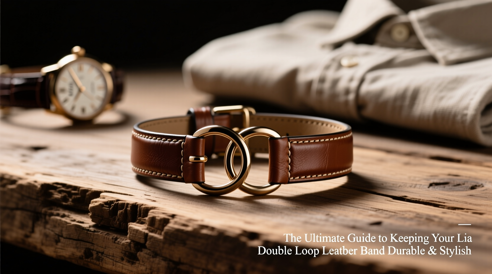 the ultimate guide to keeping your lia double loop leather band durable and stylish