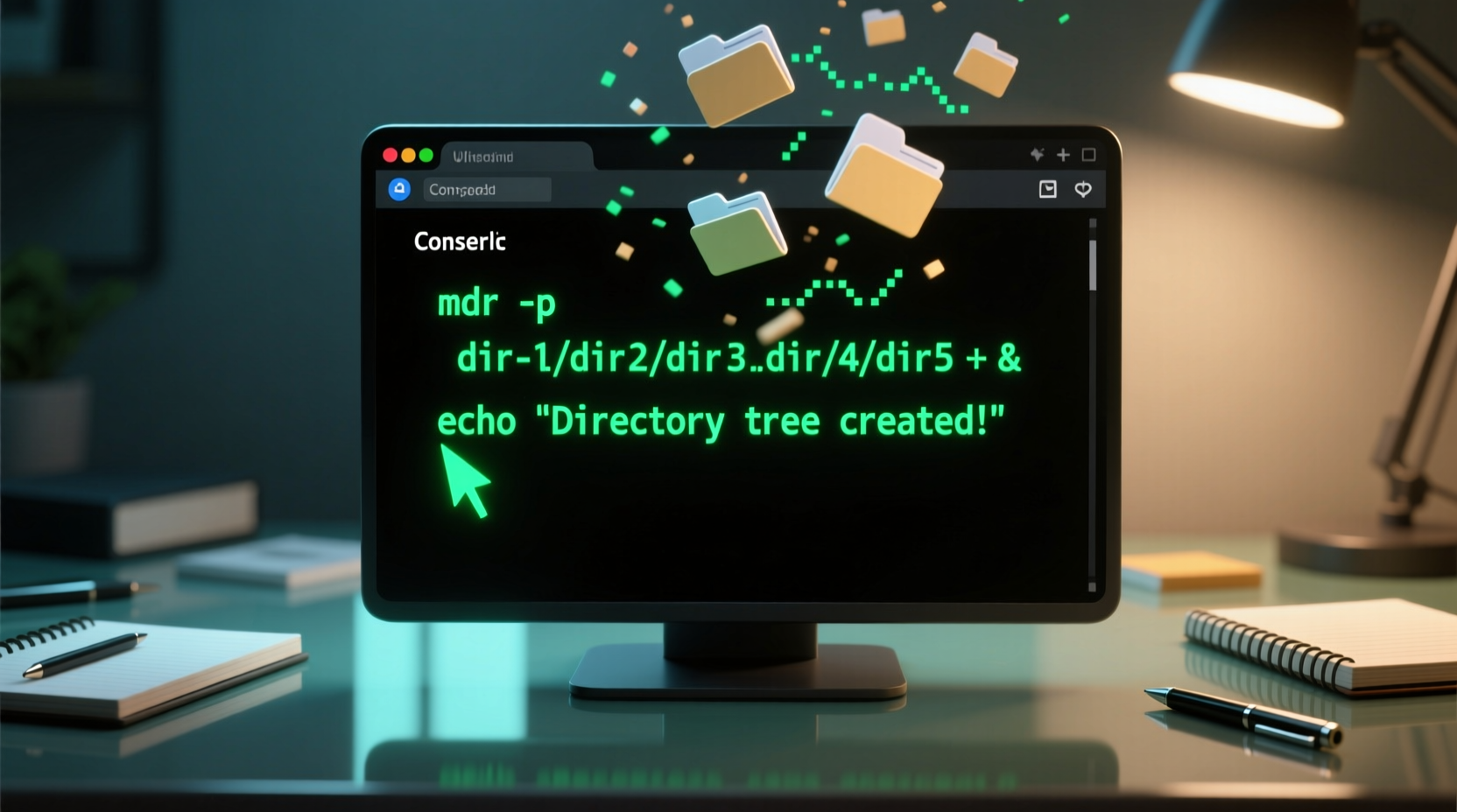 cli fun make a whole directory tree in one command: mkdir -p explained