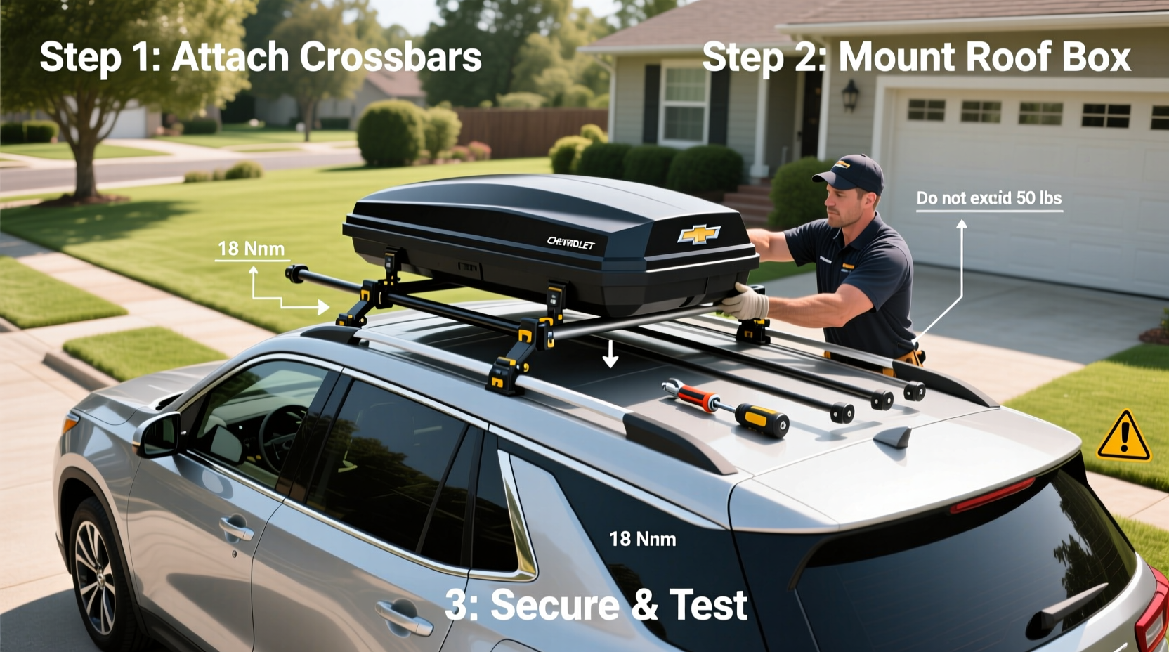 traverse 2025 roof box installation