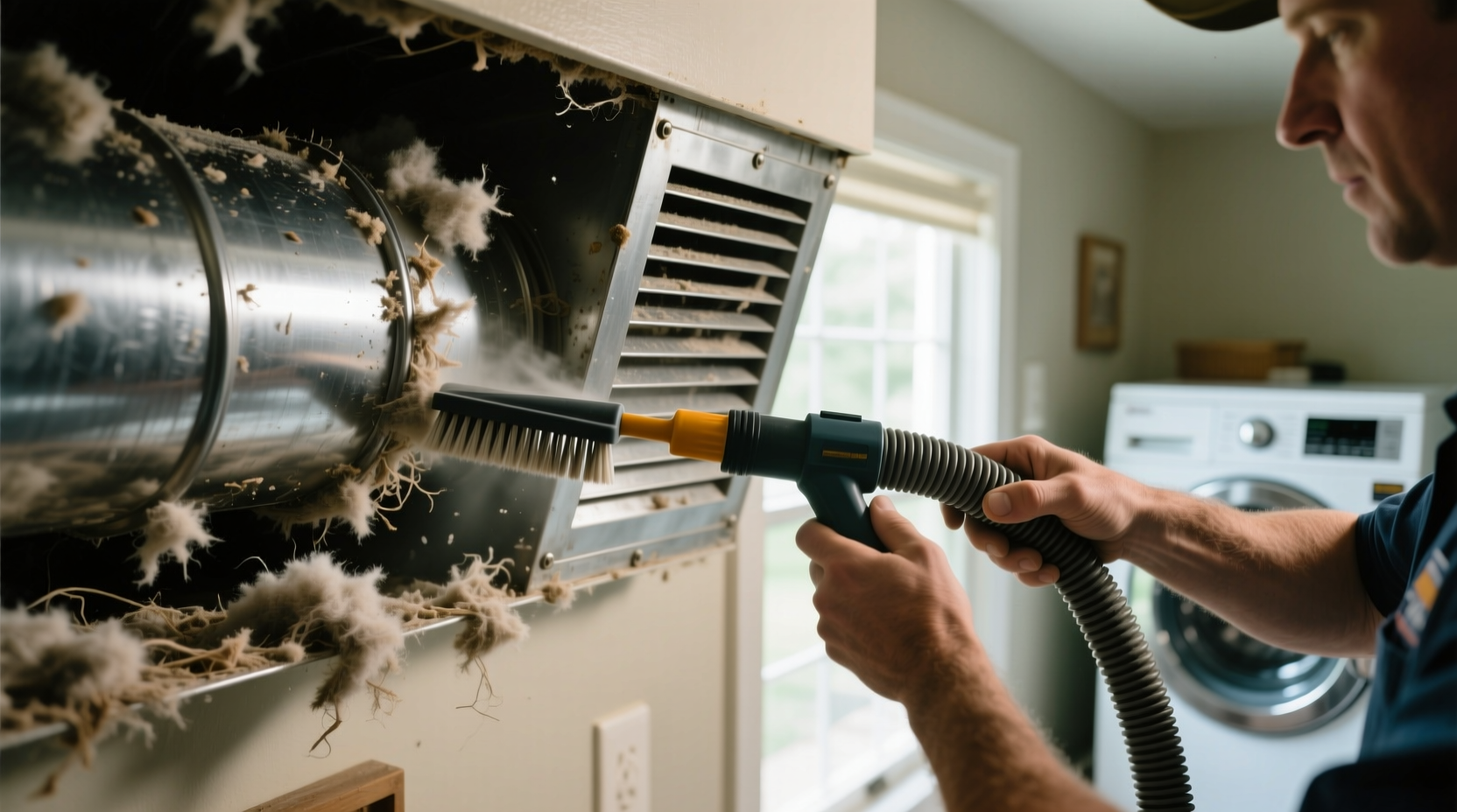 how to clean dryer vents