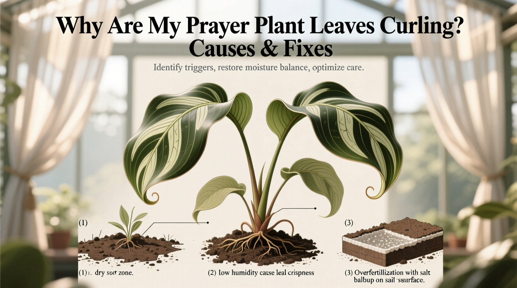 Why Are My Prayer Plant Leaves Curling? Causes & Fixes