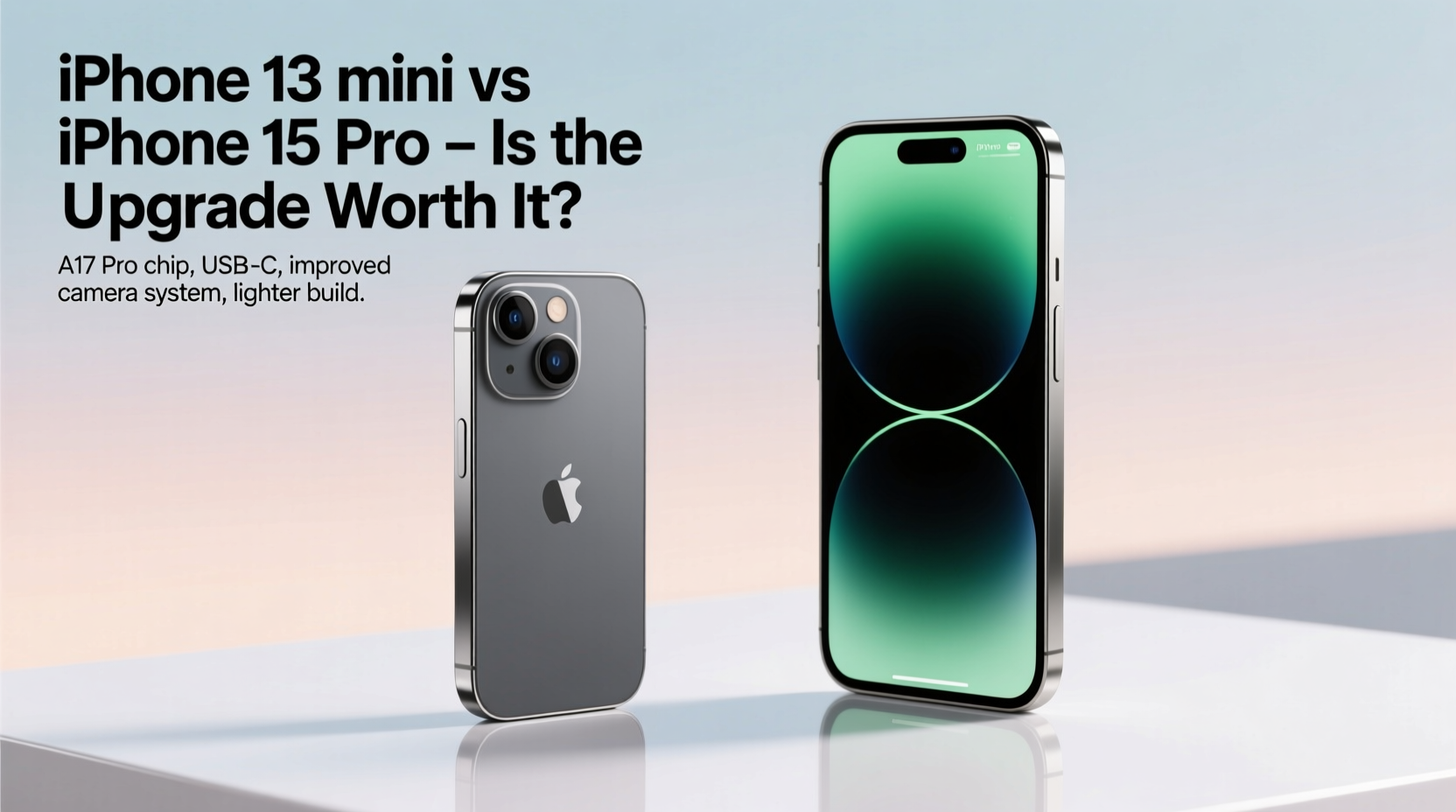 iphone 13 mini vs 15 pro is the upgrade really worth it